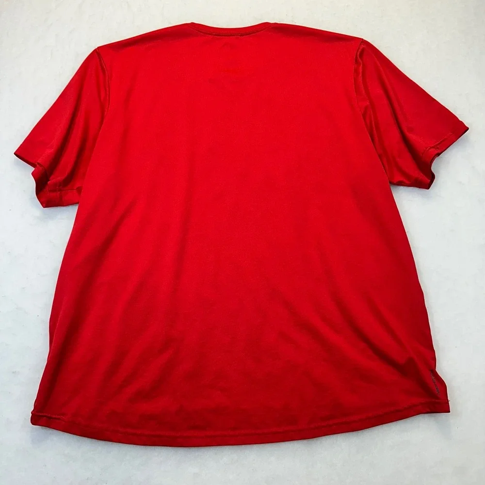 The North Face Mens XL Red Active Fit Performance Short‎ Sleeve T-Shirt SP18